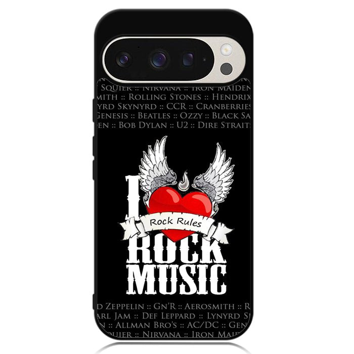 i love rock music Google Pixel 9 | Pixel 9 Pro Case OV1558
