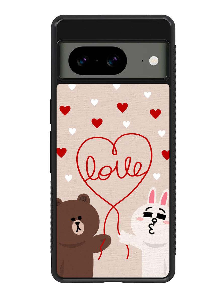 cony brown line Google Pixel 8A Case QC1564