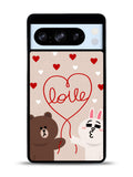 cony brown line Google Pixel 8 Pro Case QC1564