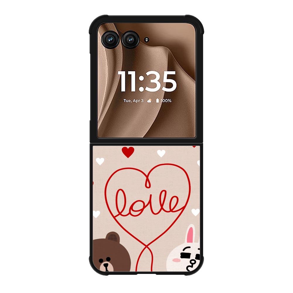 cony brown line Motorola Moto RAZR Plus 2025 Case OV1564
