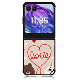 cony brown line Motorola Moto Razr Plus 2024 , Moto Razr+ 2024 Case OV1564