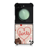 cony brown line Samsung Galaxy Z Flip 6 5G 2024 Case OV1564