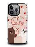 cony brown line iPhone 16 Pro Case OV1564
