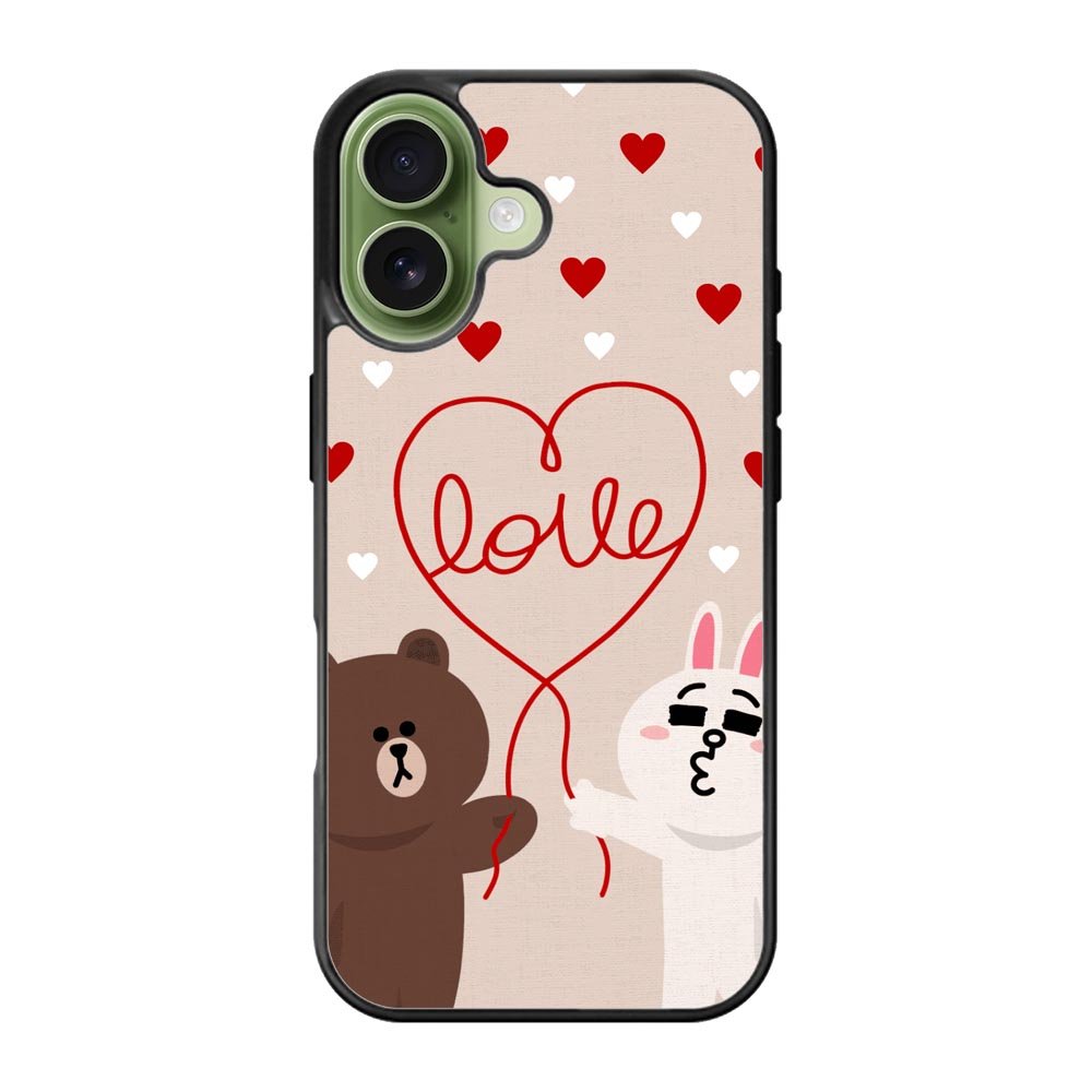cony brown line iPhone 17 Case OV1564