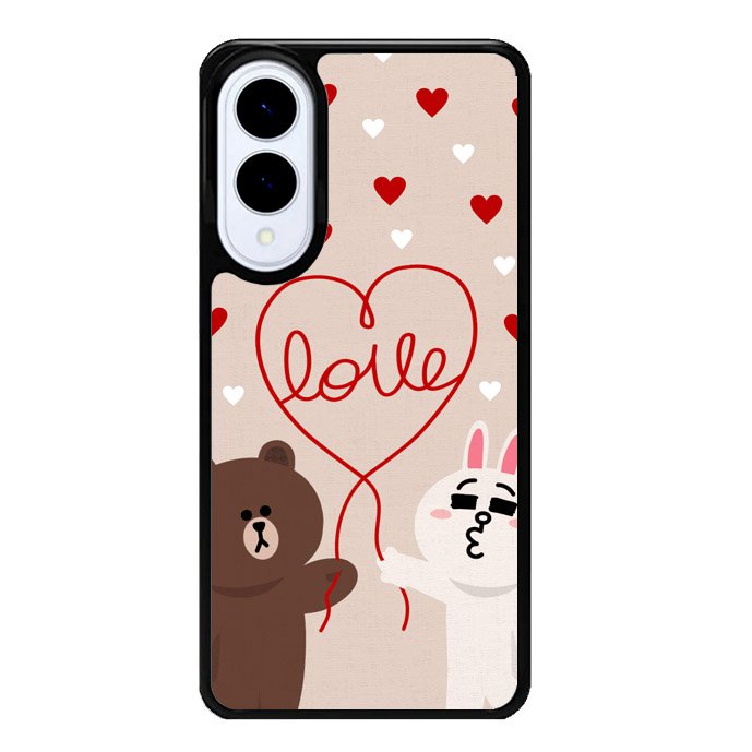 cony brown line Samsung Galaxy S25 Edge 5G Case OV1564