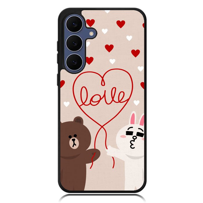 cony brown line Samsung Galaxy S25 FE Case OV1564