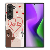 cony brown line Samsung Galaxy Z Fold 6 5G 2024 Case OV1564