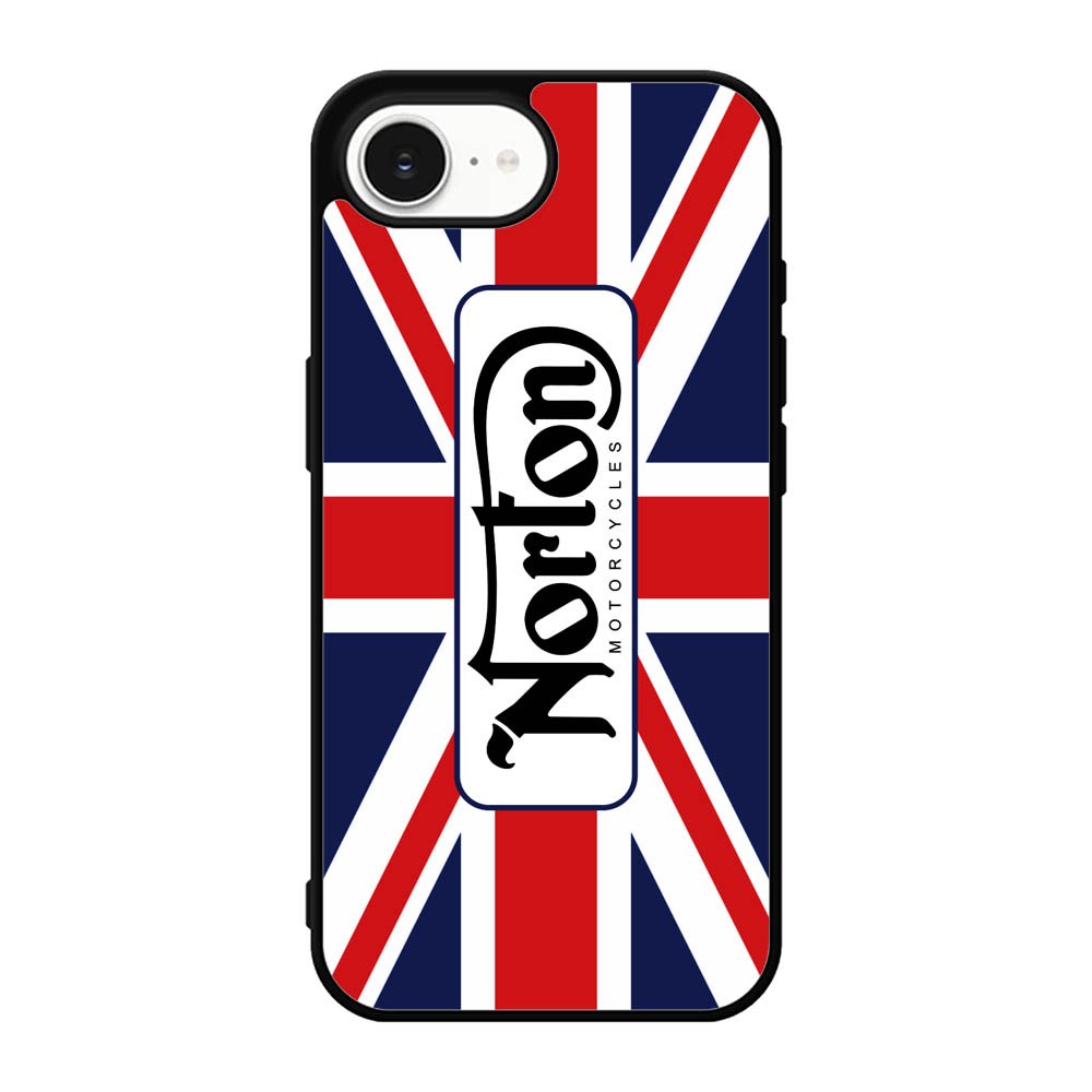 norton motorcycles england flag iPhone 17e Case OV1584