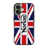 norton motorcycles england flag iPhone 17 Case OV1584
