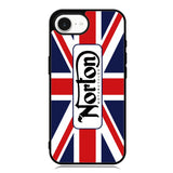 norton motorcycles england flag iPhone 16e Case OV1584
