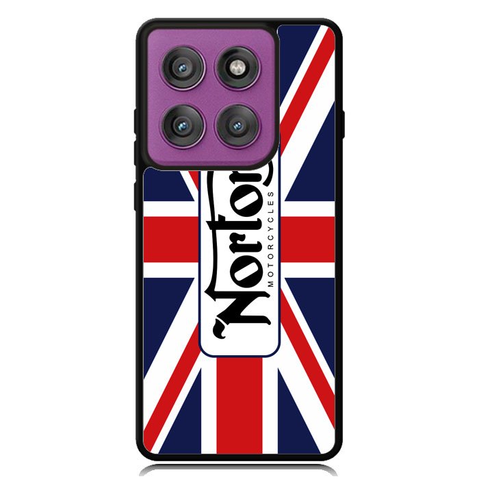 norton motorcycles england flag Motorola Moto Edge 2025 | Moto Edge 60 Fusion | Moto Edge 60 Pro Case OV1584