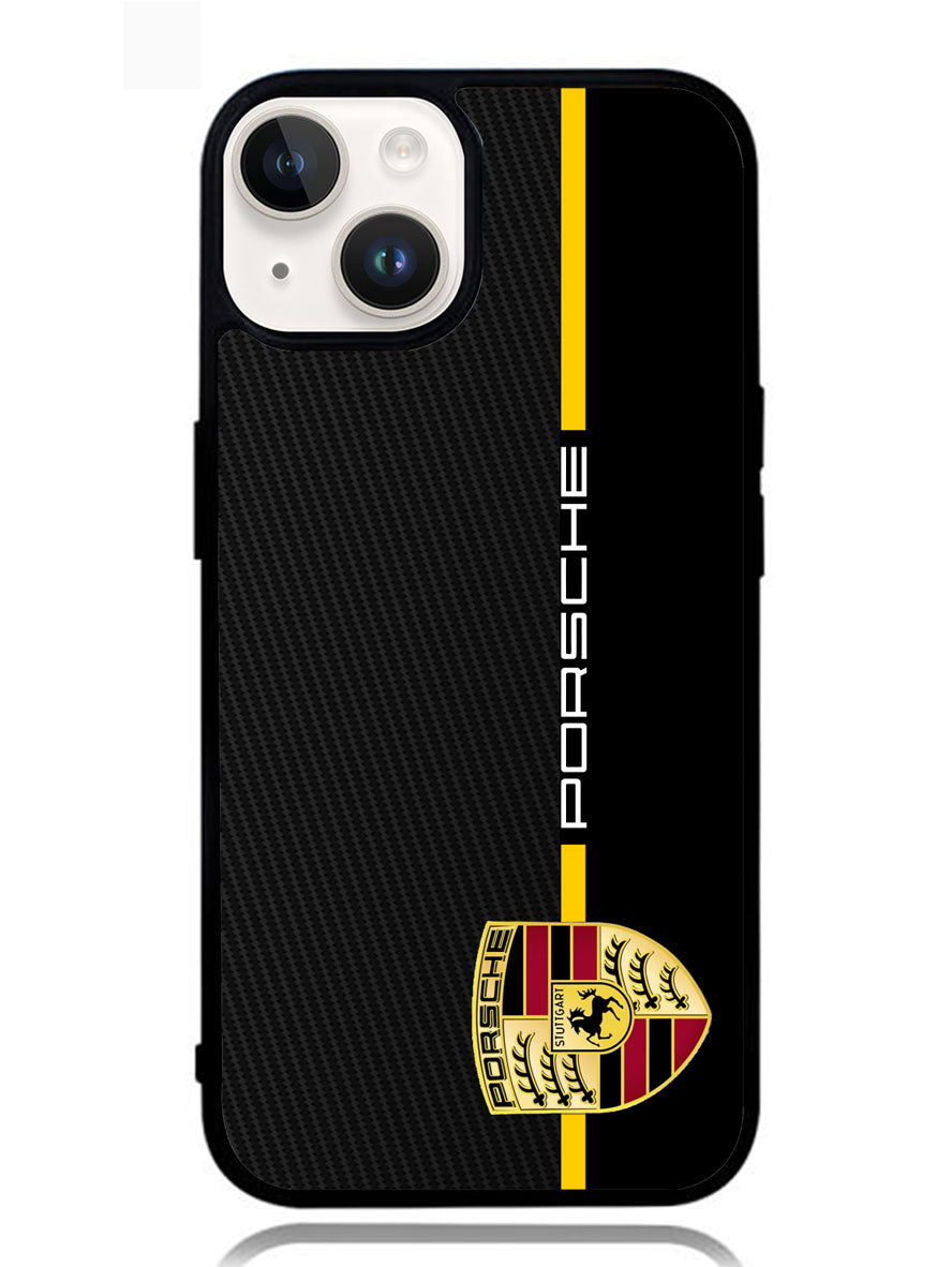 Porsche Stripe Carbon iPhone 14 Case OV2788