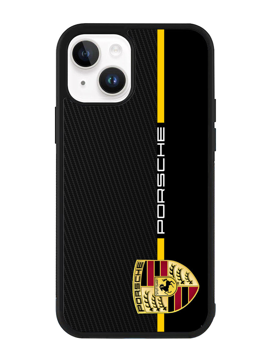 Porsche Stripe Carbon iPhone 15 Case OV2788