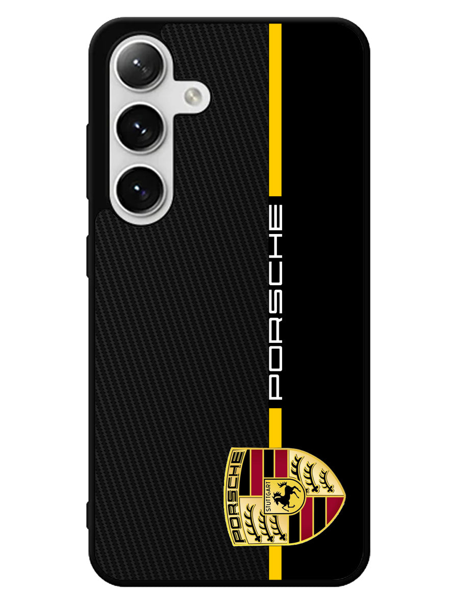 Porsche Stripe Carbon Samsung Galaxy S25 5G Case