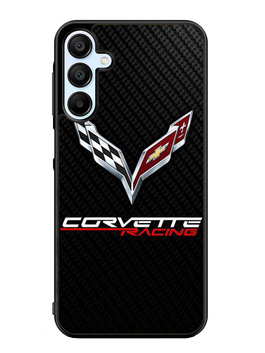 Corvette Logo Carbon 1st Samsung Galaxy A25 5G Case