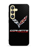 Corvette Logo Carbon 1st Samsung Galaxy S25 Plus 5G , Samsung Galaxy S25+ 5G Case