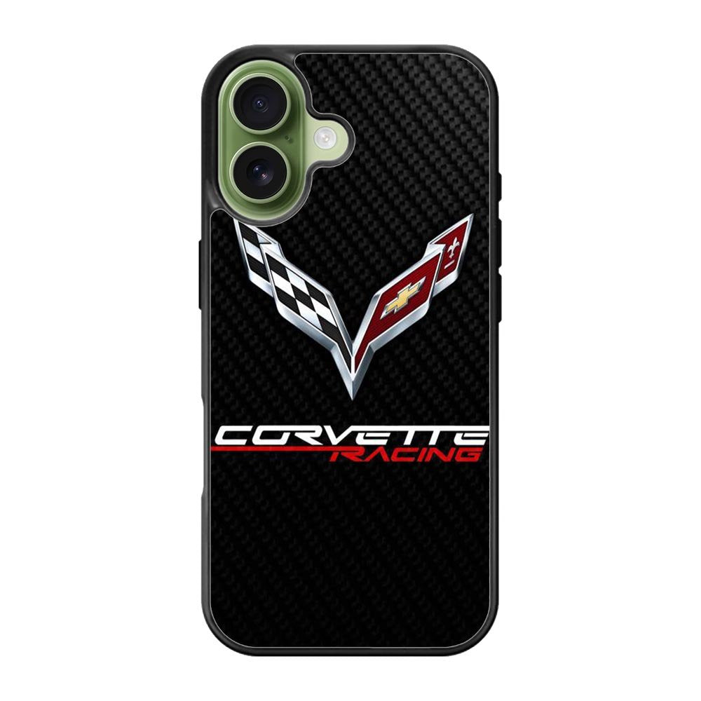 Corvette Logo Carbon 1st iPhone 17 Case