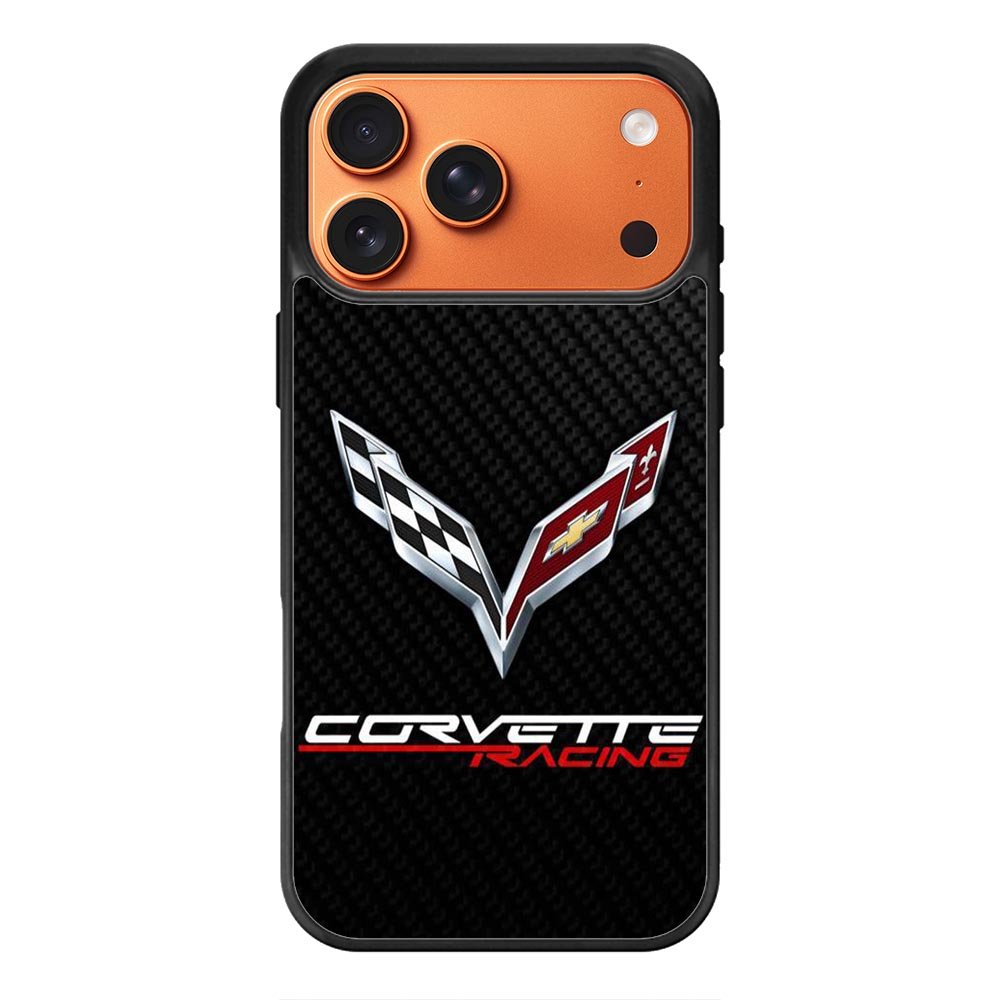 Corvette Logo Carbon 1st iPhone 17 Pro Case