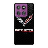 Corvette Logo Carbon 1st Motorola Moto Edge 60 Pro Case