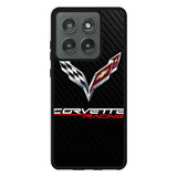 Corvette Logo Carbon 1st Motorola Moto Edge 2025 Case