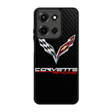 Corvette Logo Carbon 1st Motorola Moto G 5G 2025 Case OV5075