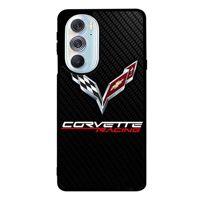 Corvette Logo Carbon 1st Motorola Moto Edge 2022 Case