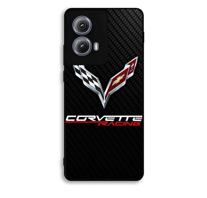 Corvette Logo Carbon 1st Motorola Moto Edge 2024 Case OV3351