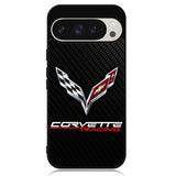 Corvette Logo Carbon 1st Google Pixel 9 | Pixel 9 Pro Case