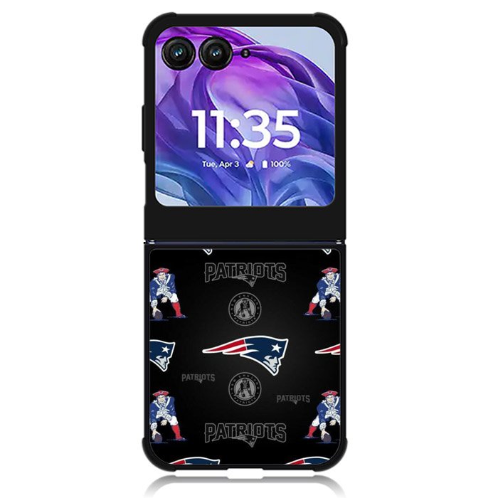 NEW ENGLAND PATRIOTS Motorola Moto Razr Plus 2024 , Moto Razr+ 2024 Case OV1606