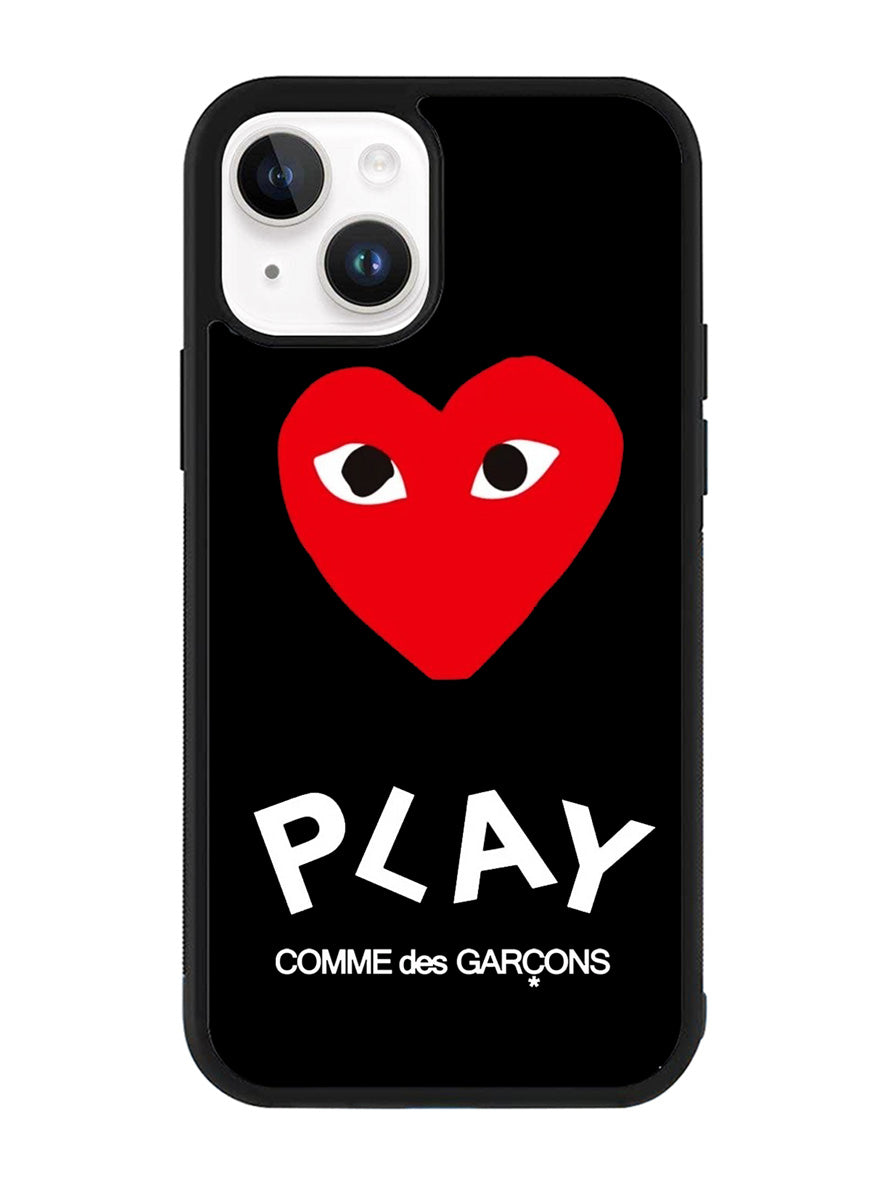 comme des garcons Logo iPhone 15 Plus Case OV1619