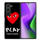 Comme Des Garcons Logo Samsung Galaxy Z Fold 6 Case
