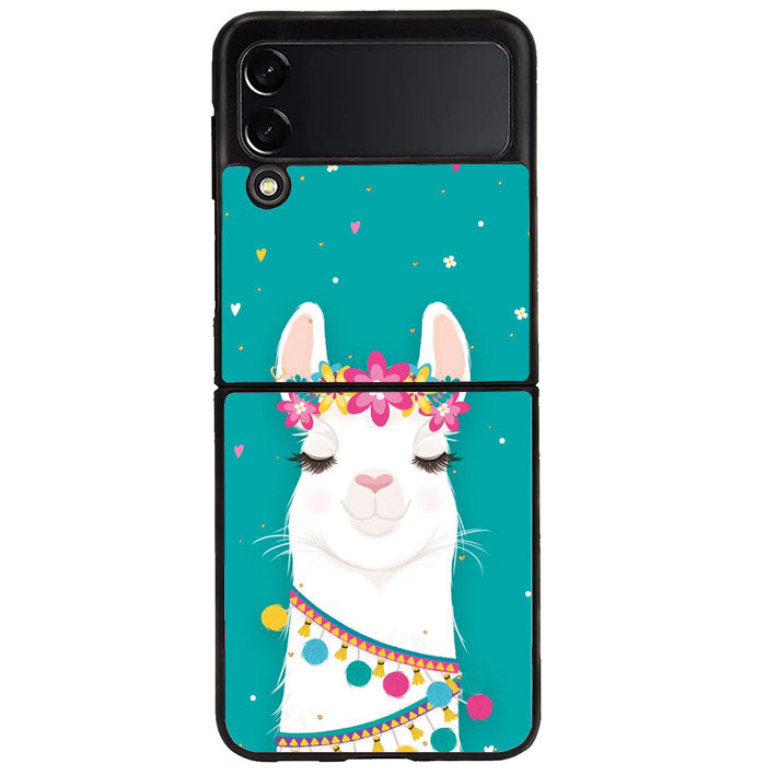llama Samsung Galaxy Z Flip 4 5G 2022 Case