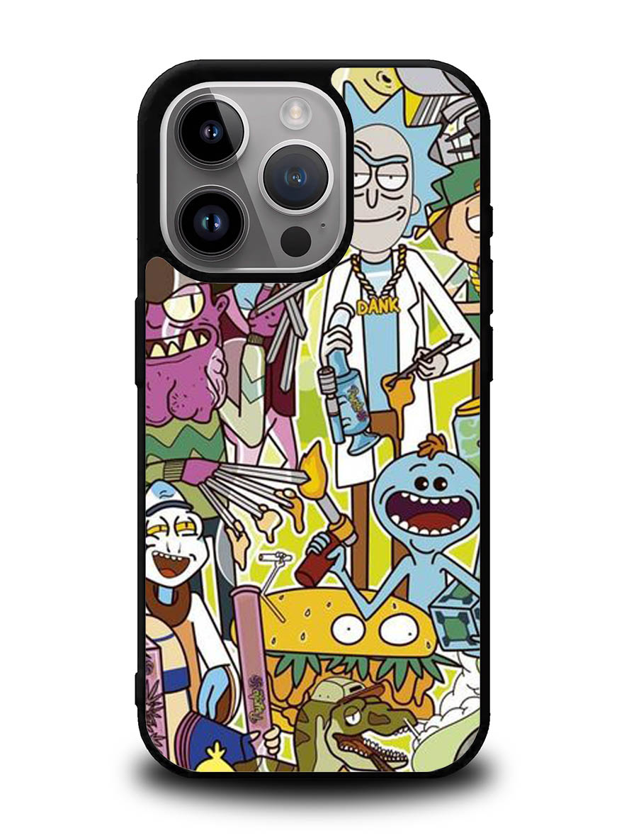 rick and morty iPhone 16 Pro Max Case QC1632