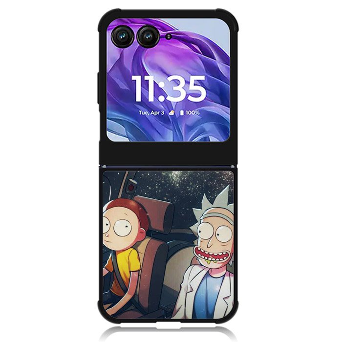rick and morty Motorola Moto Razr Plus 2024 , Moto Razr+ 2024 Case OV1633