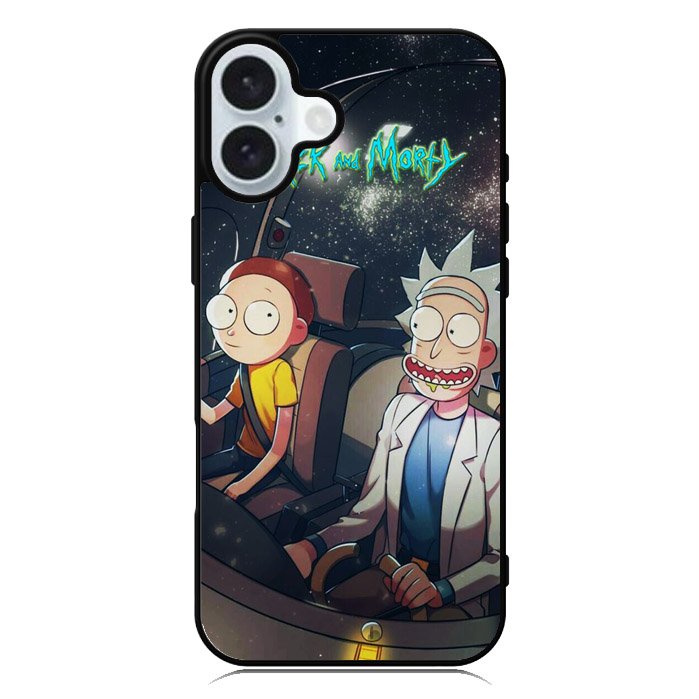 rick and morty iPhone 16 Plus Case QC1633