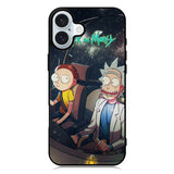 rick and morty iPhone 16 Plus Case QC1633