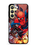 Spiderman and Deadpool funny Samsung Galaxy S25 Plus 5G , Samsung Galaxy S25+ 5G Case OV1644