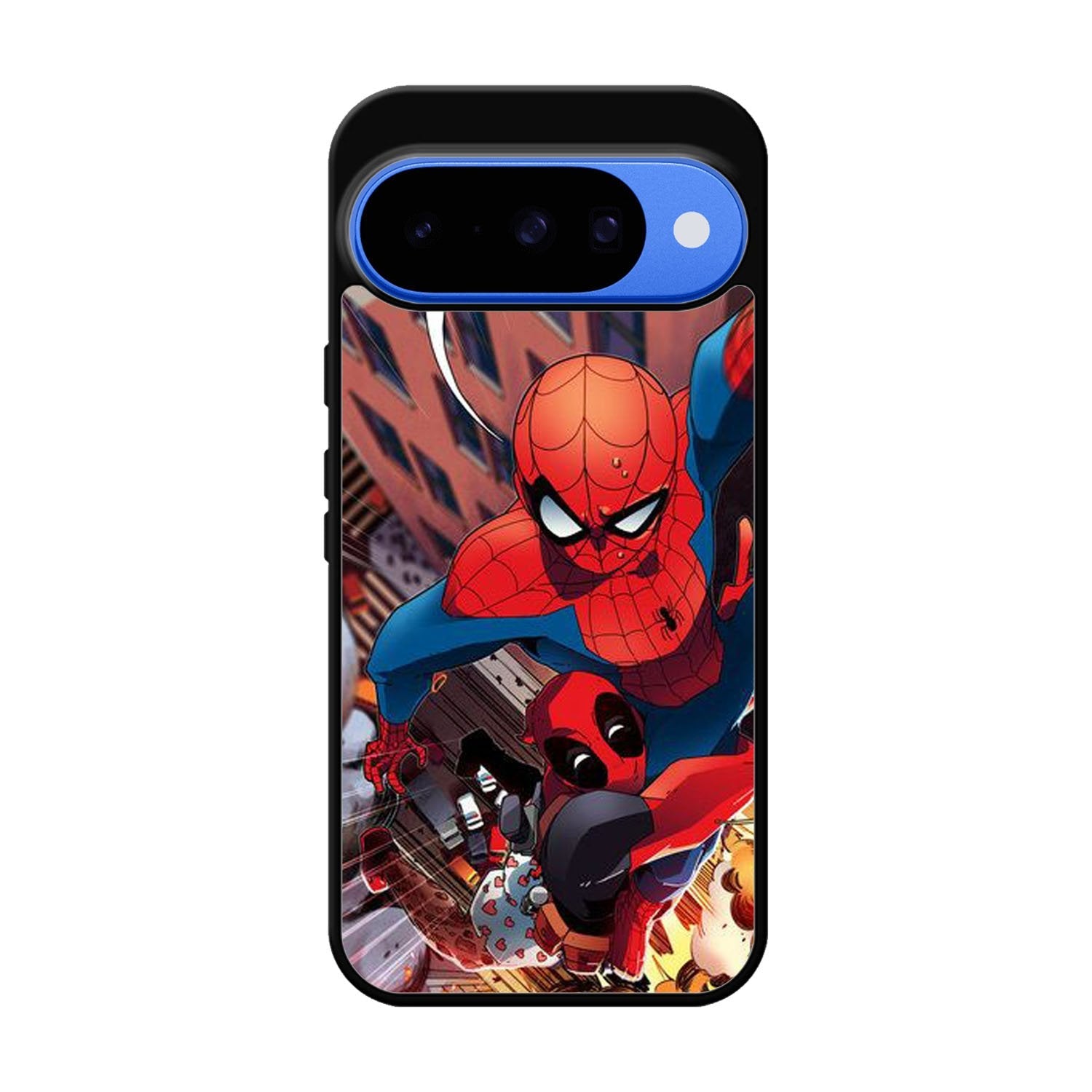Spiderman and Deadpool funny Google Pixel 10 Case OV1644