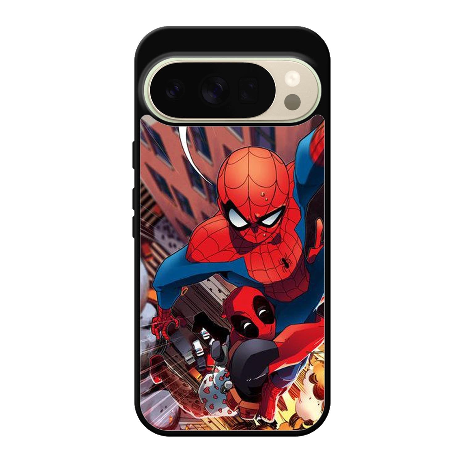 Spiderman and Deadpool funny Google Pixel 10 Pro XL Case OV1644
