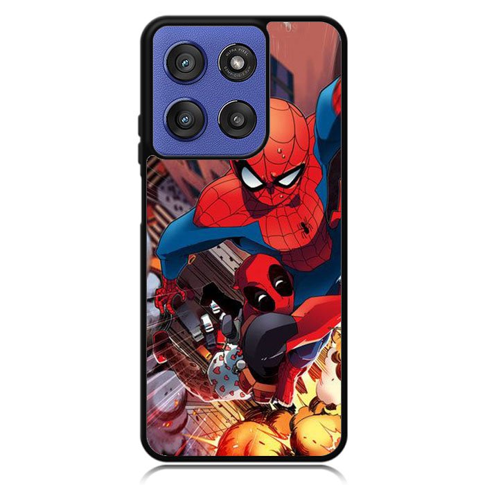 Spiderman and Deadpool funny Motorola Moto G Stylus 5G 2025 Case OV1644