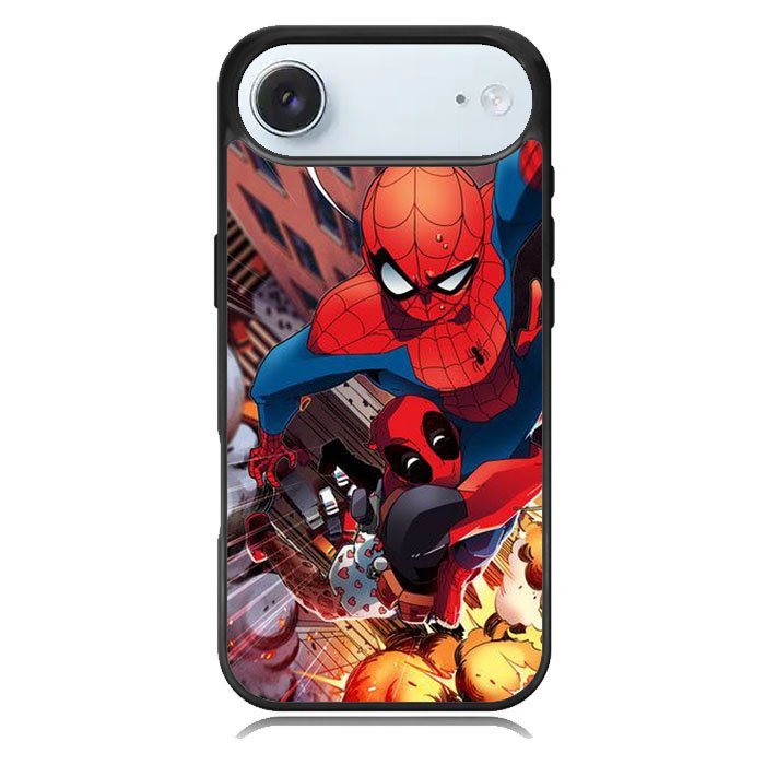 Spiderman and Deadpool funny iPhone 17 Air Case OV1644