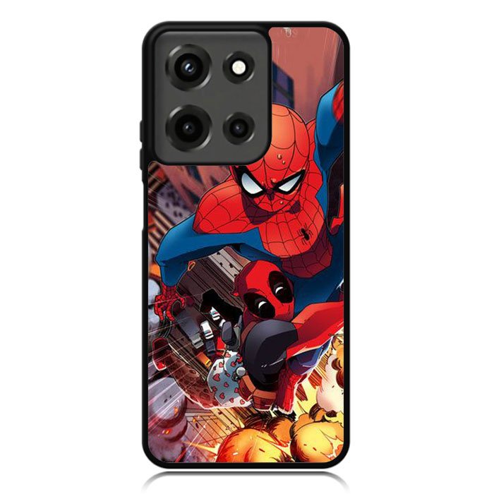 Spiderman and Deadpool funny Motorola Moto G 5G 2025 Case OV1644