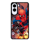 Spiderman and Deadpool funny Samsung Galaxy S25 Edge 5G Case OV1644
