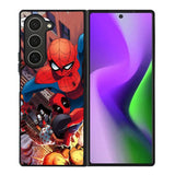 Spiderman and Deadpool funny Samsung Galaxy Z Fold 6 5G 2024 Case OV1644