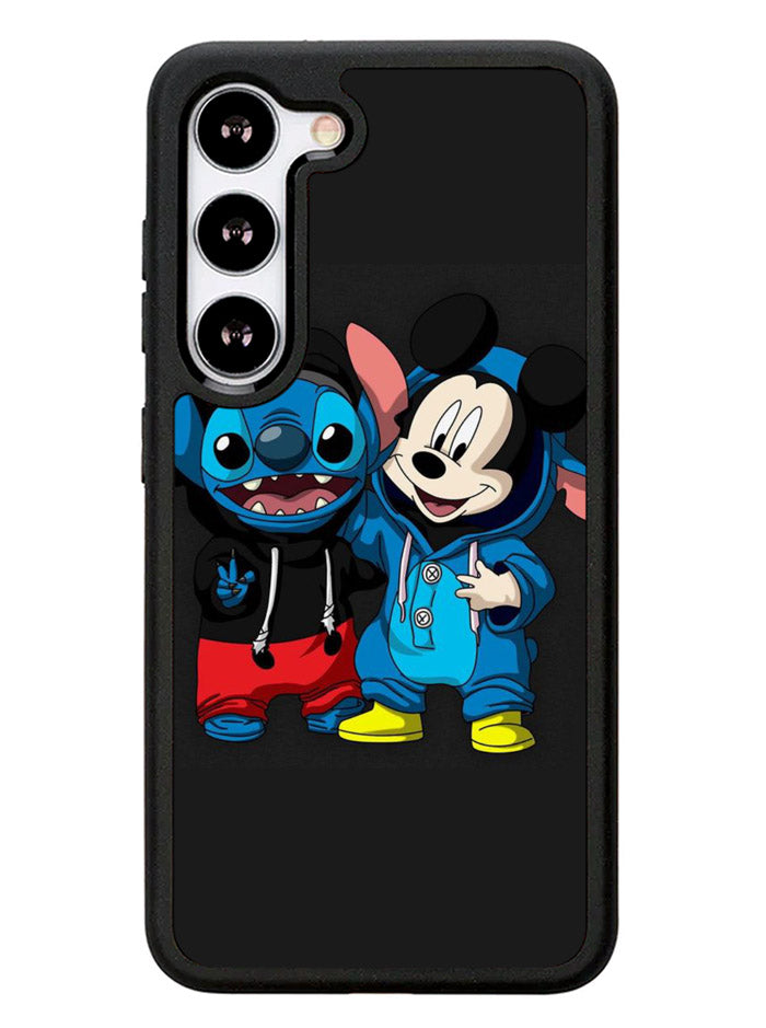 stitch and mickey mouse Samsung Galaxy S23 5G Case