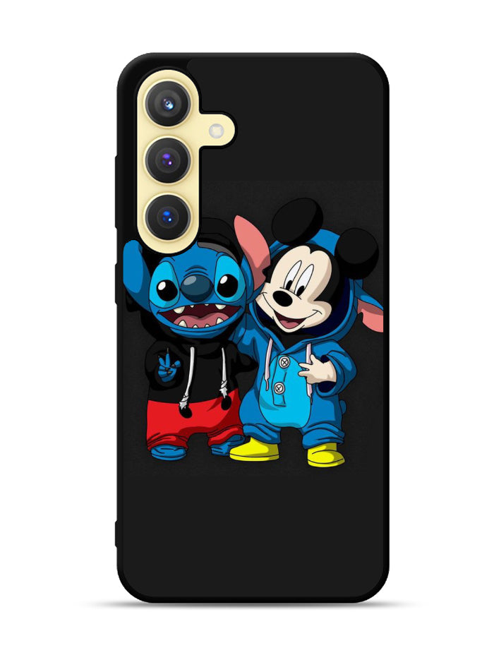 stitch and mickey mouse Samsung Galaxy S24 Plus 5G , Samsung Galaxy S24+ 5G Case
