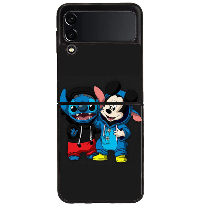 stitch and mickey mouse Samsung Galaxy Z Flip 4 5G 2022 Case