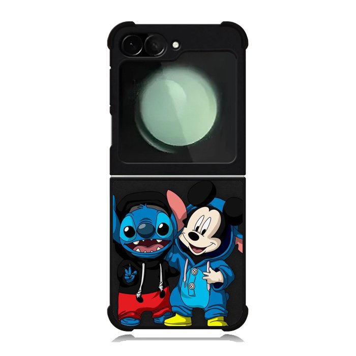 stitch and mickey mouse Samsung Galaxy Z Flip 6 Case