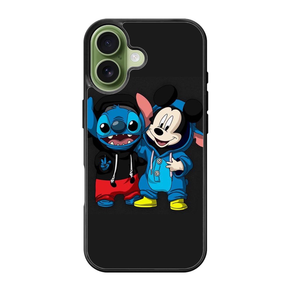 stitch and mickey mouse iPhone 17 Case