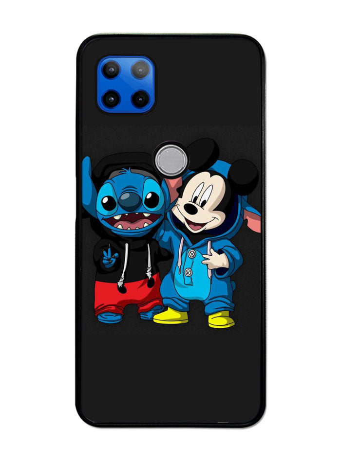 stitch and mickey mouse Motorola Moto G 5G Case , Moto One 5G Ace Case